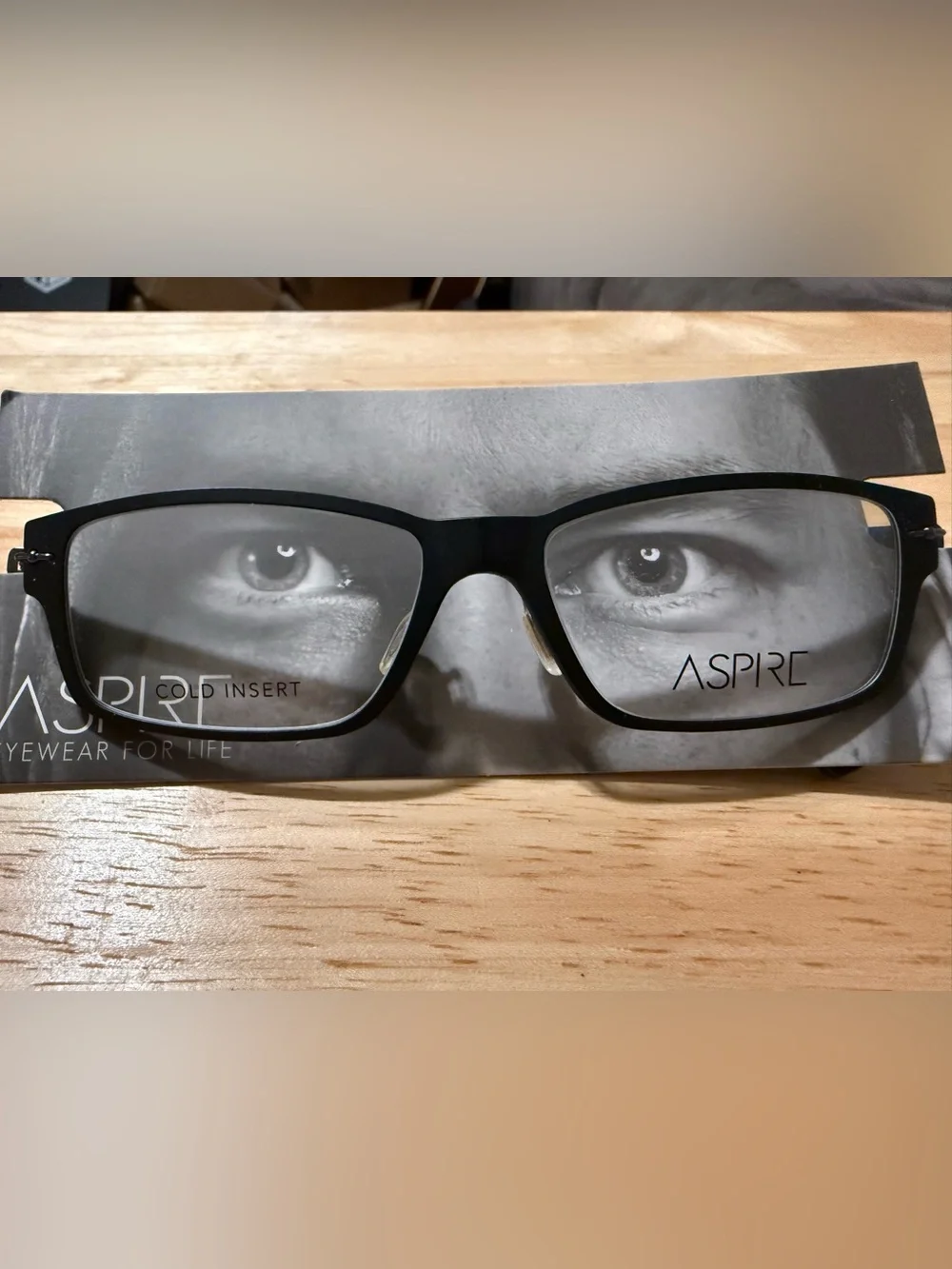 Aspire Matte Black Rectangular Glasses - Picture 2 of 6